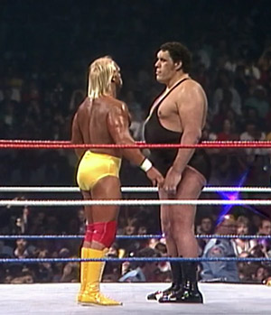 Andre vs hulk hogan wrestlemania 3