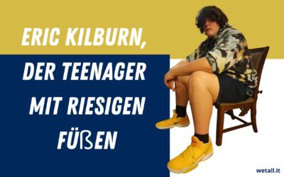 Eric Kilburn, der Teenager mit riesigen Füßen
